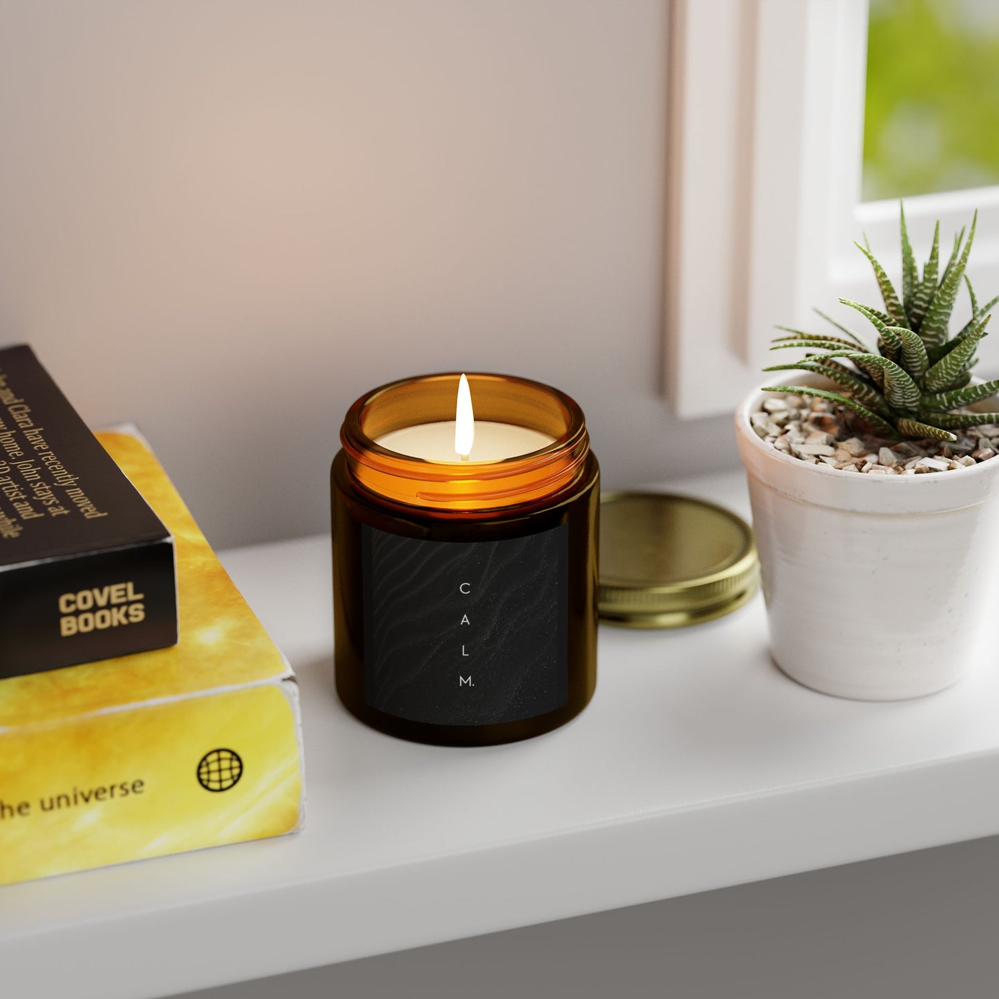Calm Scented Candles, Cozy Home Fragrance, Relaxation Gifts, Aromatherapy Candles, Self-Care Essentials, Spa Decor